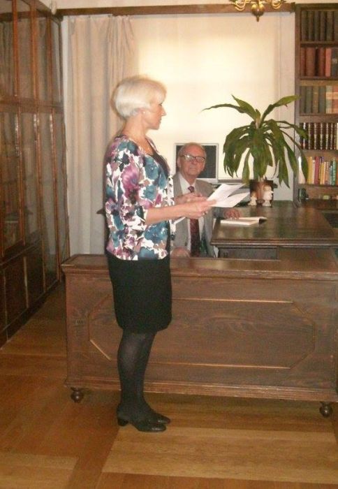 birute jonuskaite w muzeum literatury w warszawie. fot. maria duszka