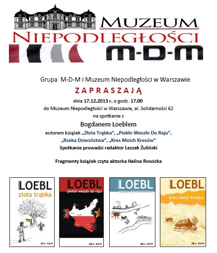 Bogdan Loebl i Leszek Żuliński w Muzeum Niepodległości